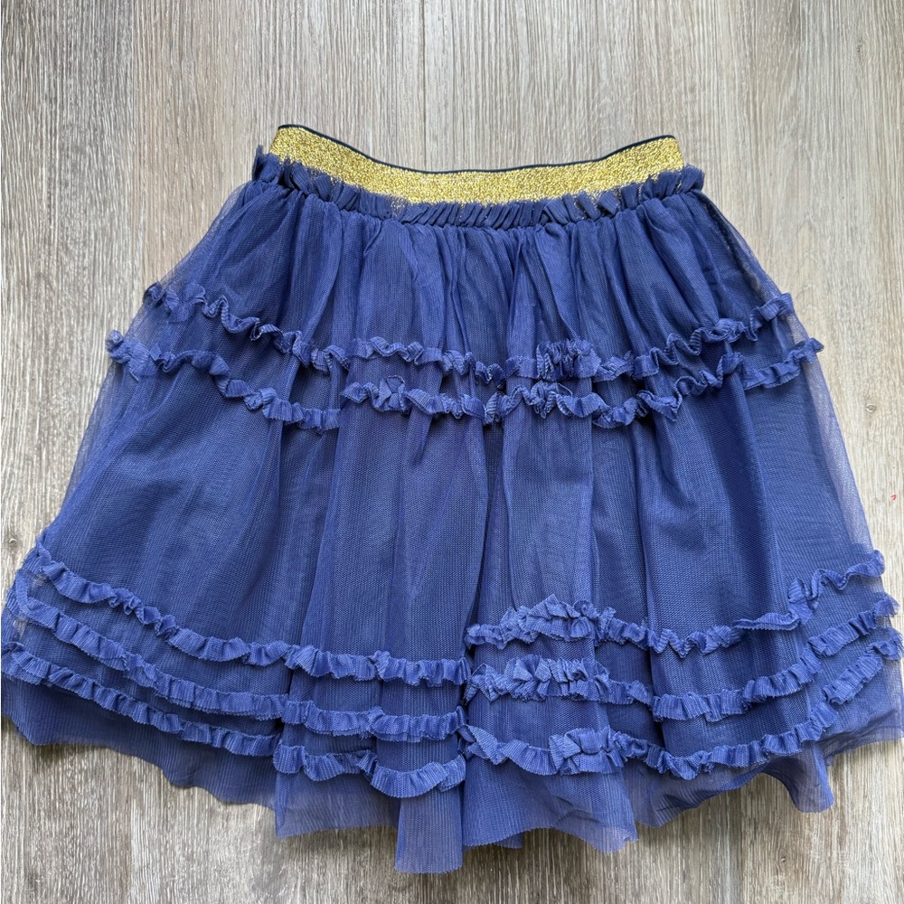 NWT Mini Boden Navy Blue Tulle Party Skirt
